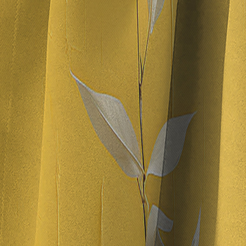 Ganley - Rideau à feuilles - Rideau occultant à motif floral - 1 panneau, L 52 po x L 108 po
