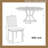 5-Piece Extendable Rustic Dining Table Set for 4-6, Solid Wood Frame & Padded Seats-1239496538