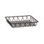 Black Square Wire Basket - 12" X 12" X 3"