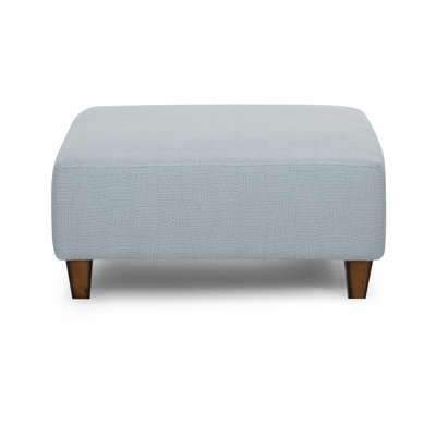 Square Cocktail Ottoman With Solid Wooden Legs
