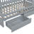 Twin Size Wood Daybed with Fence Guardrails and Drawers-1286159989