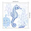 Impression sur toile encadrée, "Coastal Sketbook Sea Horse" par Tre Sorelle Studios-109199349