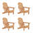 Shawnna HDPE Folding Adirondack Chair -86794601