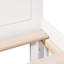 ClassicLiving Bed Frame Without Mattress With Headboard Solid Wood Pine-606752476-606752475
