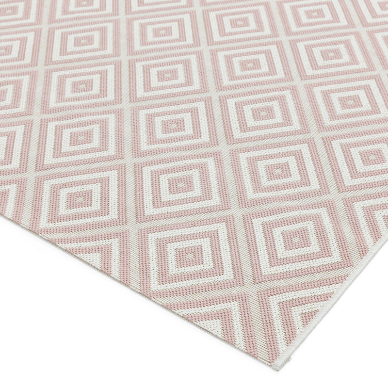 Carruth Geometric Indoor / Outdoor Area Rug, Rectangle 80 x 150cm