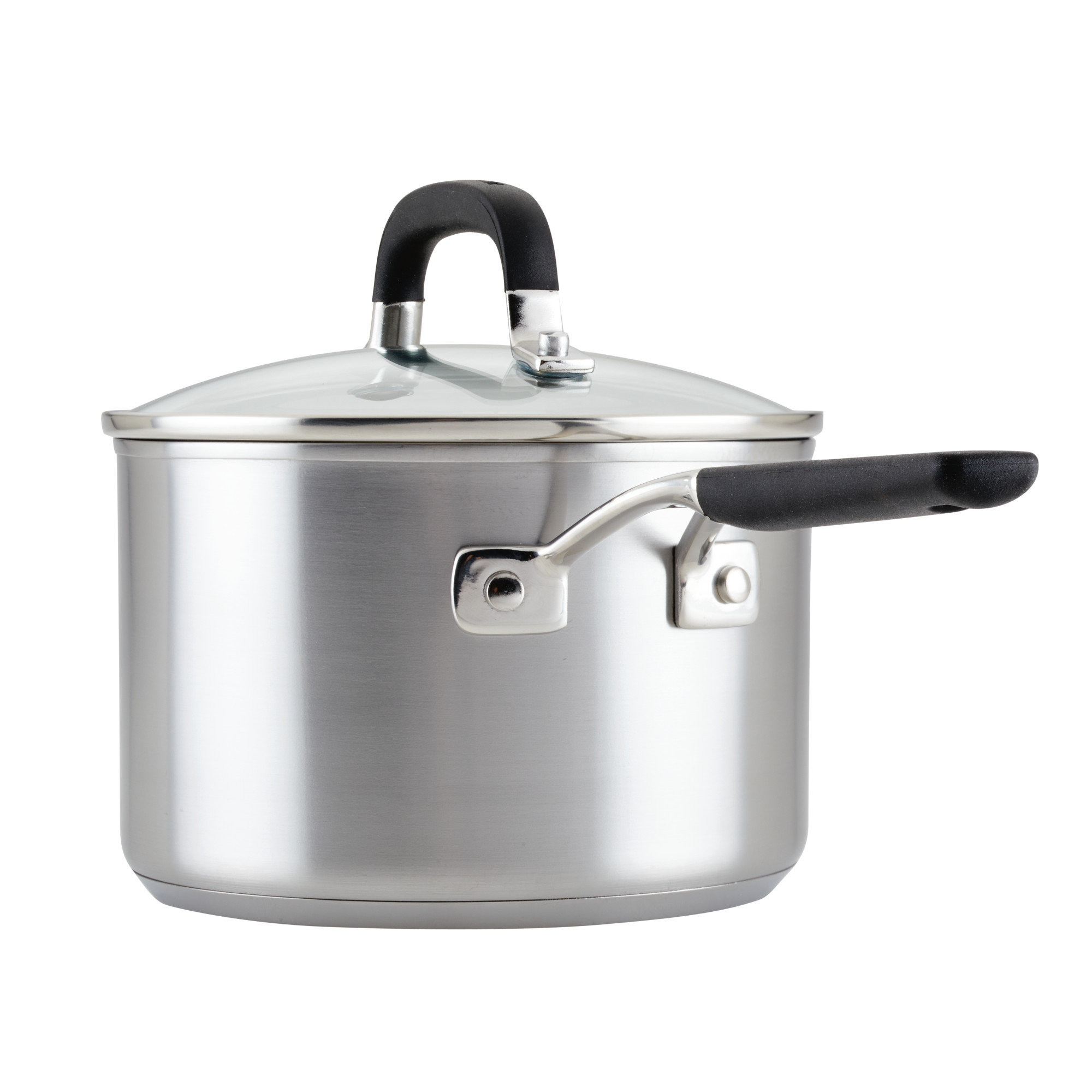 KitchenAid 3-Ply Base Stainless Steel Cookware Induction Pots and