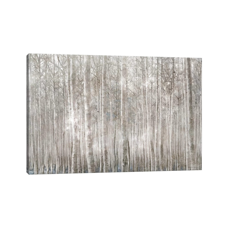 Birch Trees by Bluebird Barn - Wrapped Canvas Print, 30.48 cm H x 45.72 cm W
