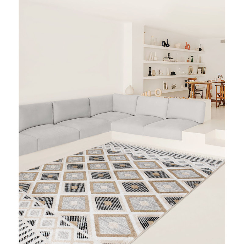 Sumekh Geometric Indoor Rug, Rectangle 2'8" x 5'
