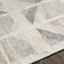 Kidus Chevron Hand Knotted Beige/Gray Area Rug-10187724
