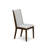 5 Piece Dining Table Set Includes a Square Kitchen Table and 4 Parson Chairs, 36x36 Inch, Antique Walnut-1262155923-1262155922