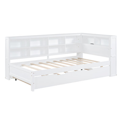 Lit de jour simple avec lit gigogne simple