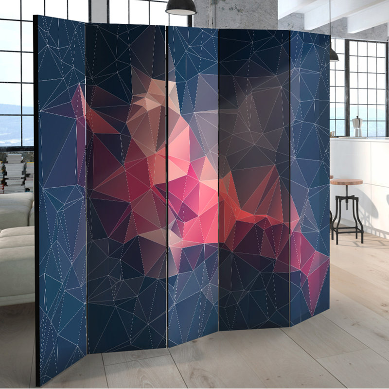 Wolfgang 172cm H Solid Wood Folding Room Divider, 5