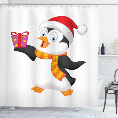 Baby Shower Curtain Set + Hooks