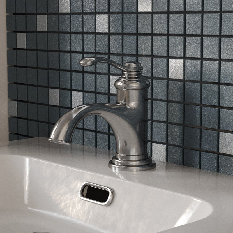 Single Hole Bathroom Faucet Single-Handle Chrome Ashley Design Renovators Supply