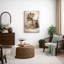«Rustic Kitchen Tools Jar Still Art», images de cuisine, impression sur toile encadrée-126031065-126031070