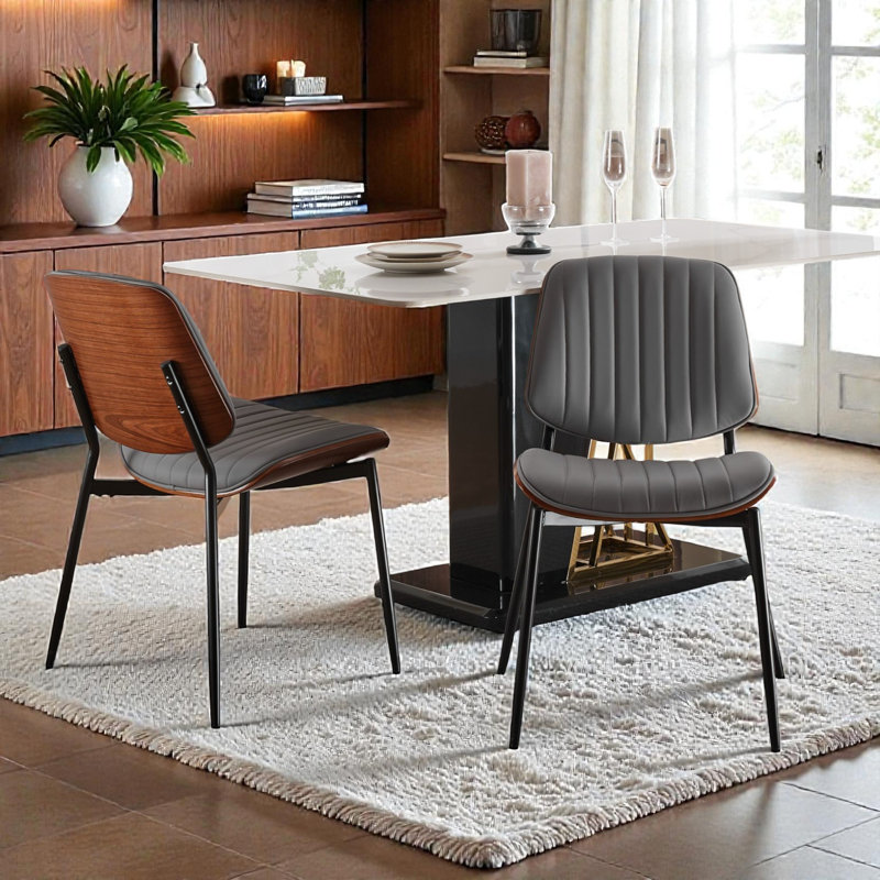 Chaise de salle à manger Jianny, Gris