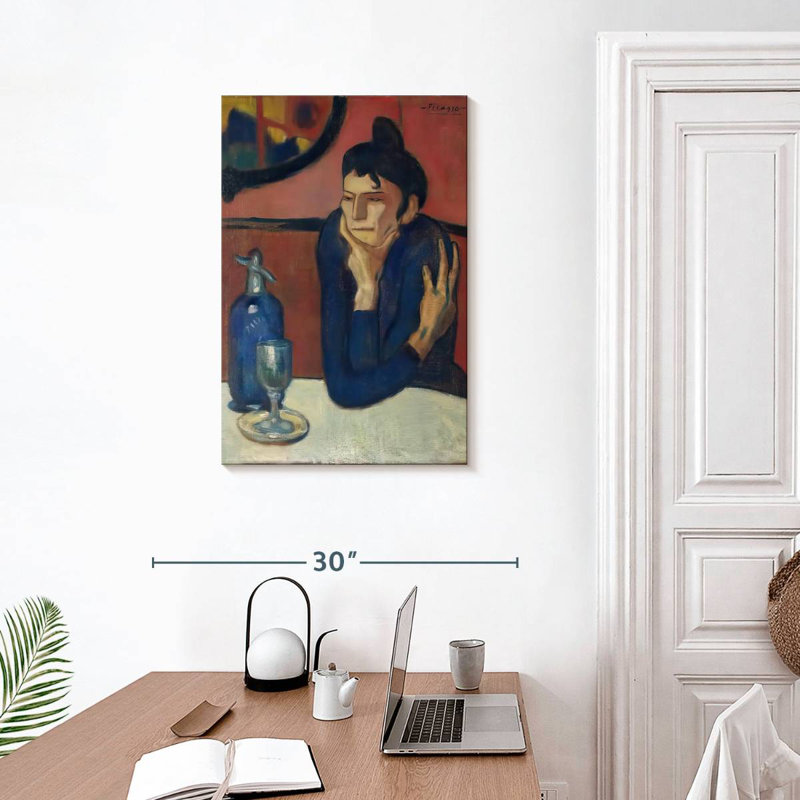 Leisha The Absinthe Drinker, 30" H x 20" W