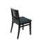 Chaise de salle à manger à dossier plein en polyester Dover