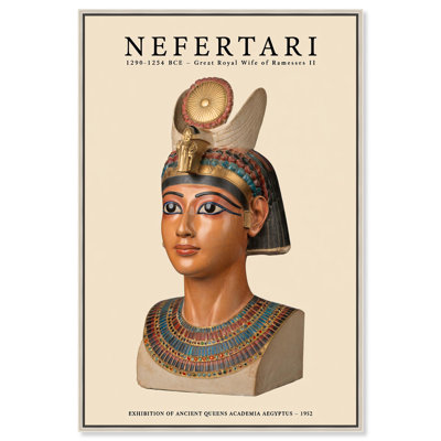 Ancient Egyptian Queen Canvas Classic Art Posters by Art Remedy