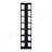 Shoe Rack, Black, 7 Shelves-1877496095