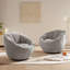 Fauteuil d'appoint pivotant rembourré-87783509