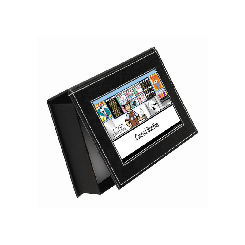 Faux Leather Memory Box