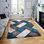 Rectangle Geometric Shaggy Area Rug