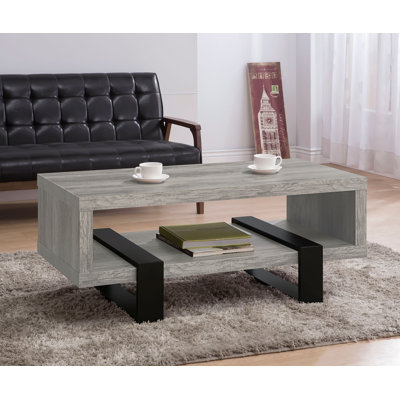 Garven Coffee Table with Shelf