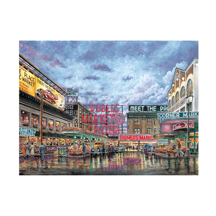 Winston Porter Pike Place Market I On Canvas by Stanton Manolakas ...