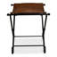 Mozambique Leather Accent Stool
