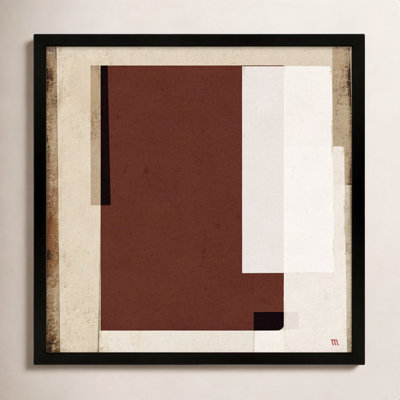 City Scape Brown Print by Marco Marella