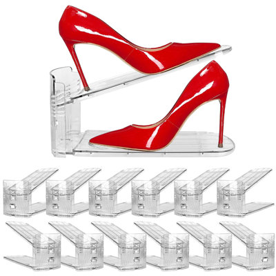 Ensemble de 12 fentes pour chaussures réglables, range-chaussures peu encombrant