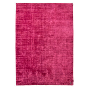 Shine Handwoven Berry Red Rug