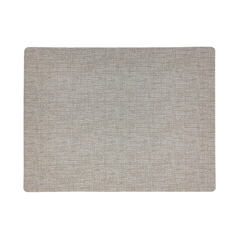Napperon rectangulaire en cachemire 16,5 "x 12,5", ensemble de 6