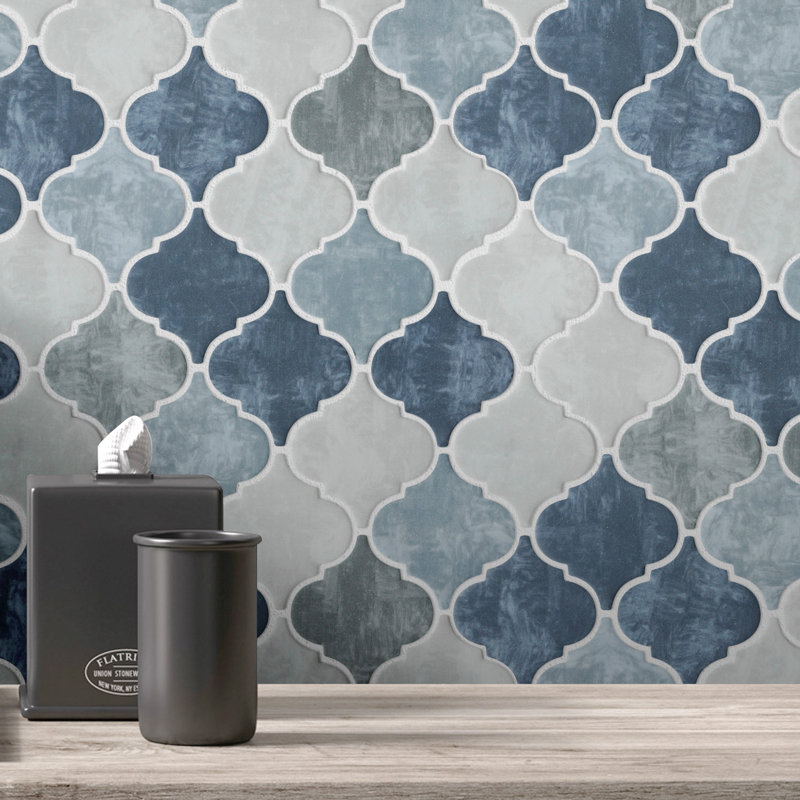 Carrelage mosaïque en verre matte 11,82 po x 11,82 po Ecoglassifier