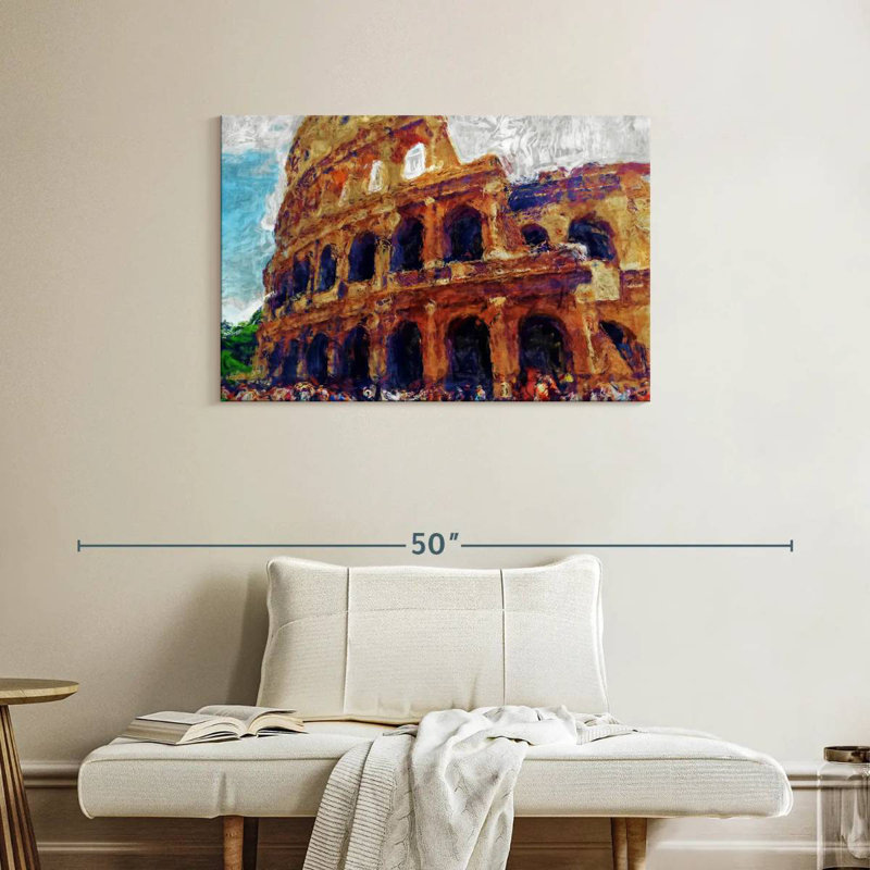 Nicci Rome Colosseum, 24" H x 36" W