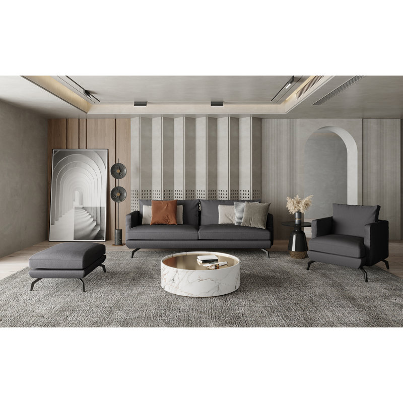 Unic 2 Seater Sofa, Black