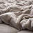 2 PCS  Solid Faux Fur Comforter Mini Set Gray