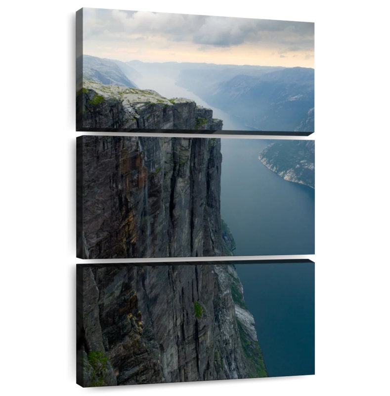 Gillard Kjerag Mountain Scene, 50" H x 32" W