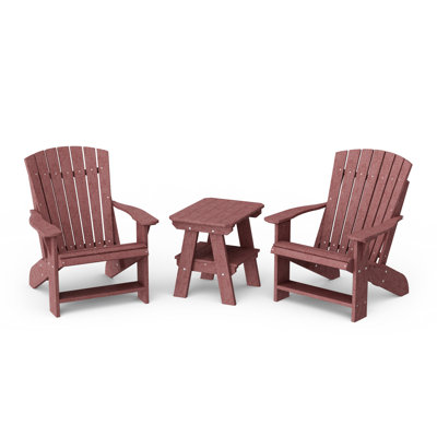 Ensemble de chaises 3 pièces Adirondack Heritage avec table d'appoint Heritage