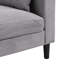 57 po en gris, cadre en bois pour des sièges confortables, petit espace à haute résilience, gris avec base et coussin-121051171