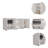 2-Piece Kitchen Set, Kitchen Island And Wall Cabinet