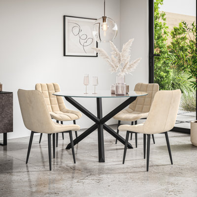 Darcus 4 - Person Dining Set