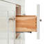 Partham 67" Freestanding Double Bathroom Vanity with Carrara Marble Top-93068105