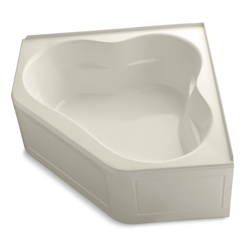 Tercet 60" x 60" Soaking Bathtub, Almond