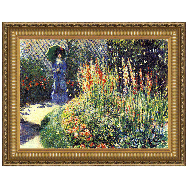 Gladioli, 1876 Print by Claude Monet, 23.75" H x 29.25" W x 1.875" D
