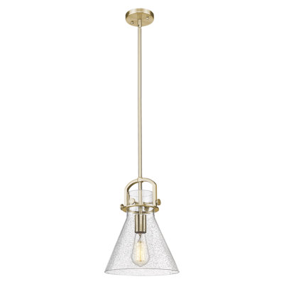 Luminaire suspendu avec tige 1 lumière Abisaid