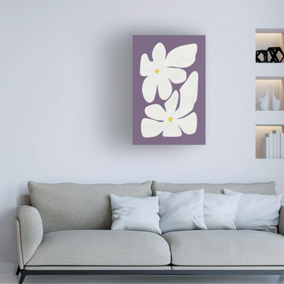 Amini54  White Narcissus Flower Canvas Art