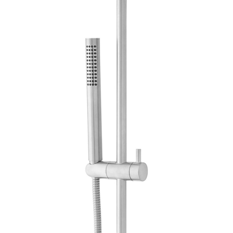 Signature Hardware Full Hand Shower and Slide Bar with Hose, Chrome