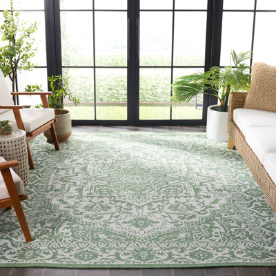 Tapis d'intérieur / extérieur oriental lavable à la machine Mahirah Performance